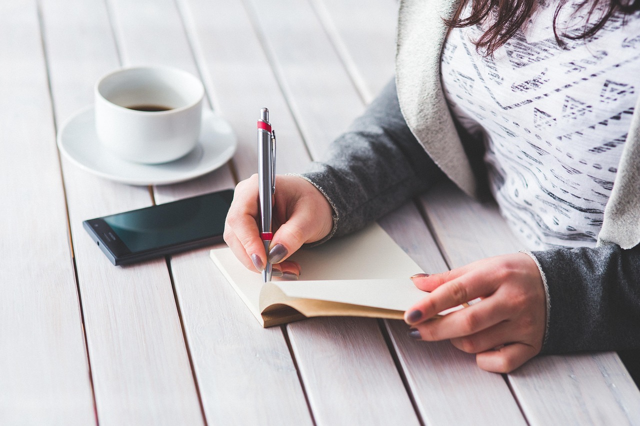 Woman, write, notepad — Luxury Escorts and First-Class Whores Services in Barcelona