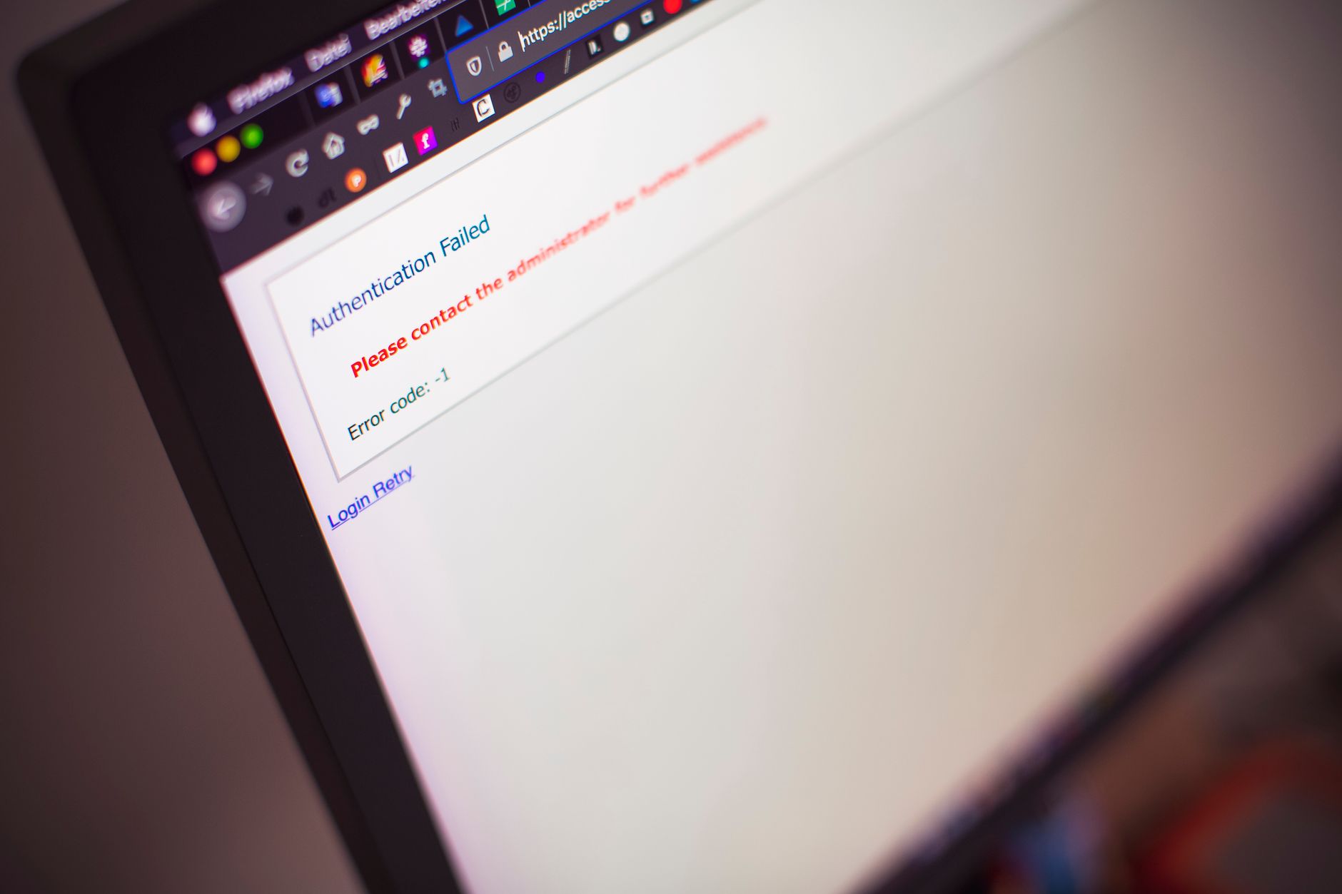 hijacked German website